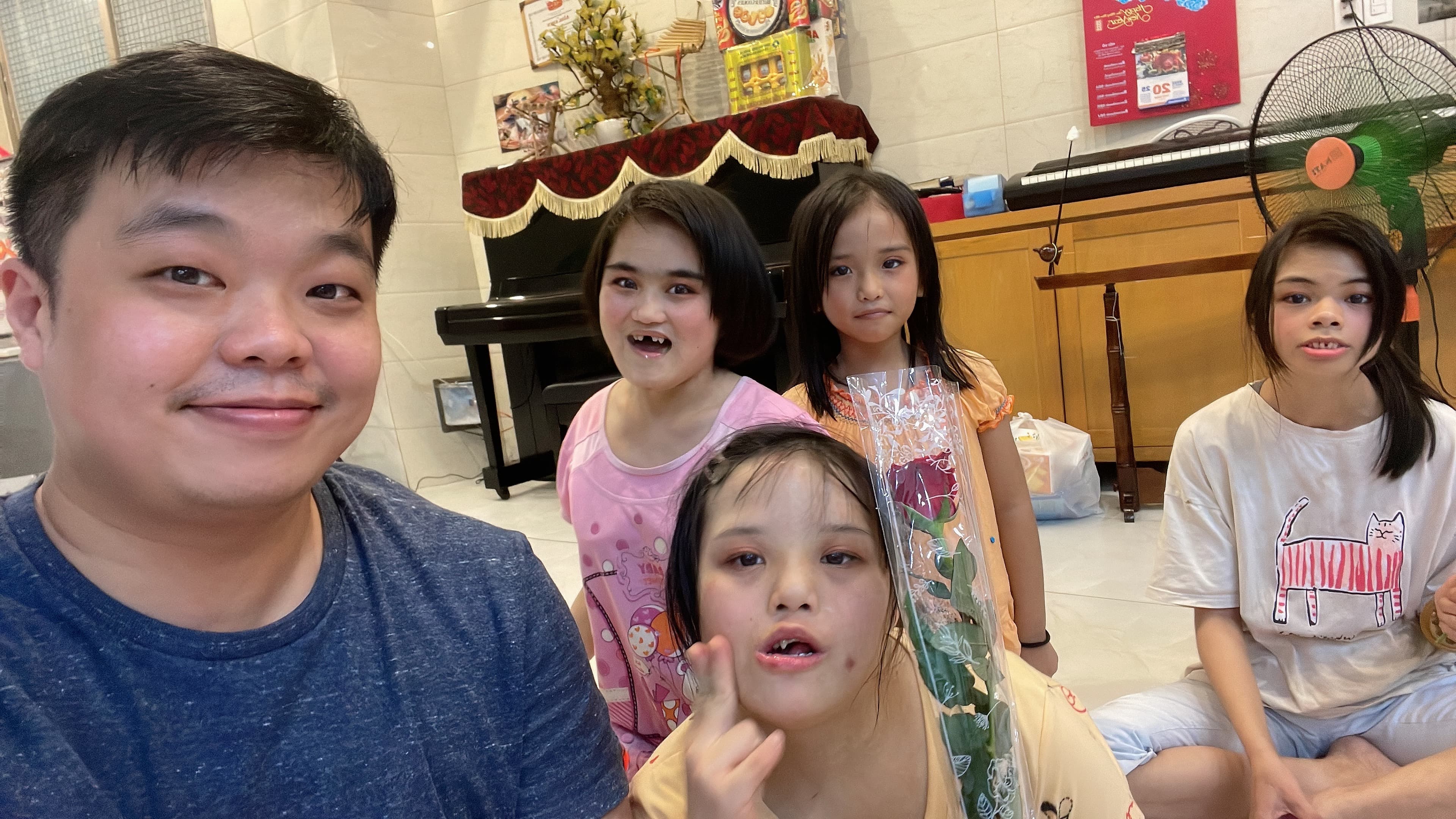 David supporting youth mentorship work in Vietnam